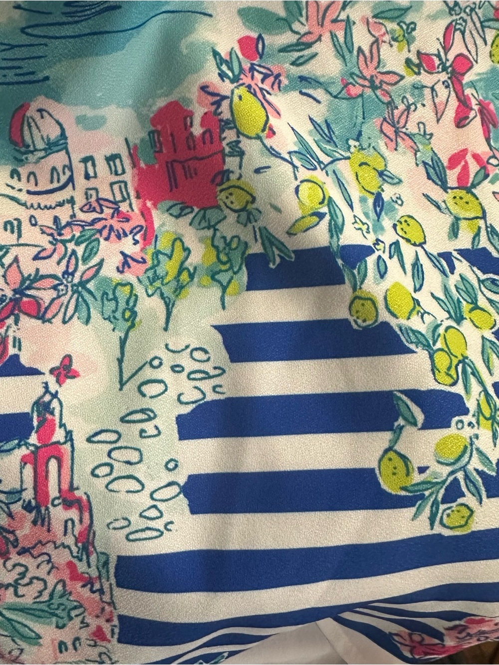 Lily Pulitzer Marli Postcards from Positano Dress 16 Plus - Picture 7 of 11